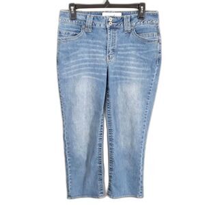 Vintage Fashion Bug Jeans 8 High Waisted Light Wash Stretch #C03